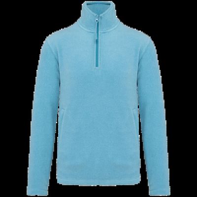 Micropolar 1/4 Cremallera con Bolsillos Cloudy Blue Heather Xs