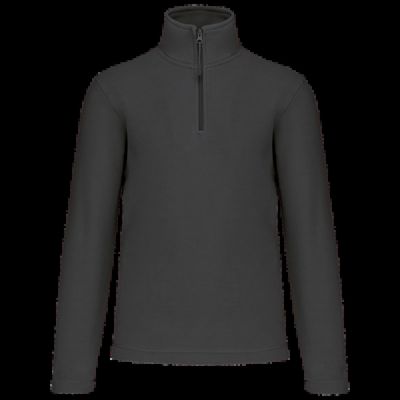 Micropolar 1/4 Cremallera con Bolsillos Dark Grey S