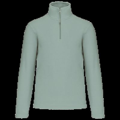 Micropolar 1/4 Cremallera con Bolsillos Sage M