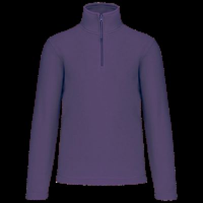 Micropolar 1/4 Cremallera con Bolsillos Purple 3Xl