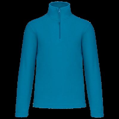 Micropolar 1/4 Cremallera con Bolsillos Tropical Blue 5Xl