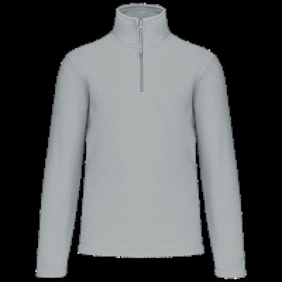 Micropolar 1/4 Cremallera con Bolsillos Snow Grey 3Xl