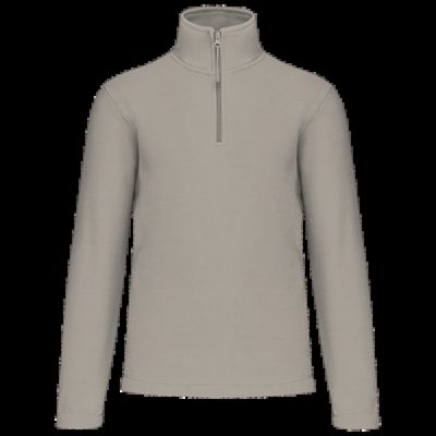 Micropolar 1/4 Cremallera con Bolsillos Beige 3Xl