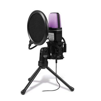Micrófono USB para PC con Luz RGB