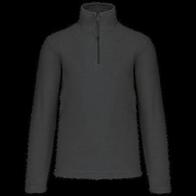 Micropolar 1/4 Cremallera con Bolsillos Dark Grey S