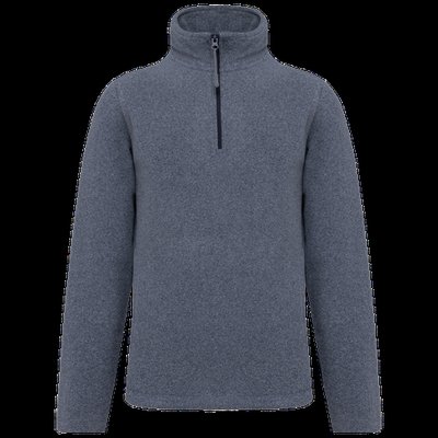 Micropolar 1/4 Cremallera con Bolsillos French Navy Heather L
