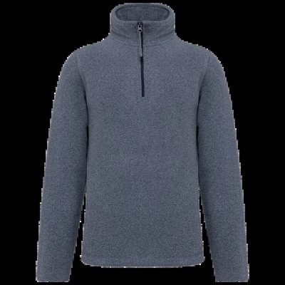 Micropolar 1/4 Cremallera con Bolsillos French Navy Heather M