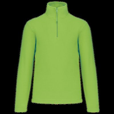 Micropolar 1/4 Cremallera con Bolsillos Lime Xl