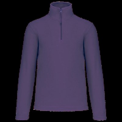 Micropolar 1/4 Cremallera con Bolsillos Purple 3Xl
