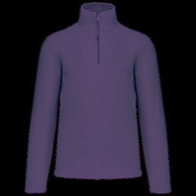 Micropolar 1/4 Cremallera con Bolsillos Purple 5Xl