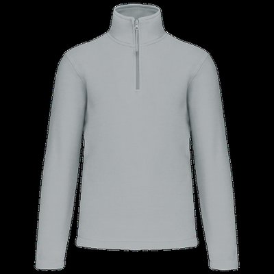Micropolar 1/4 Cremallera con Bolsillos Snow Grey M