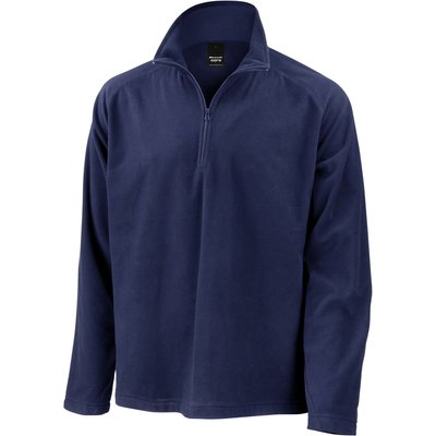 Micropolar con cremallera y antibolitas Navy 3Xl