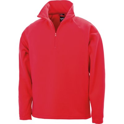 Micropolar con cremallera y antibolitas Red M
