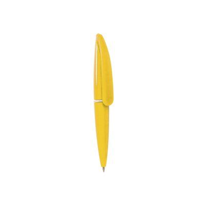 Mini bolígrafo colores brillantes y gran clip Amarillo