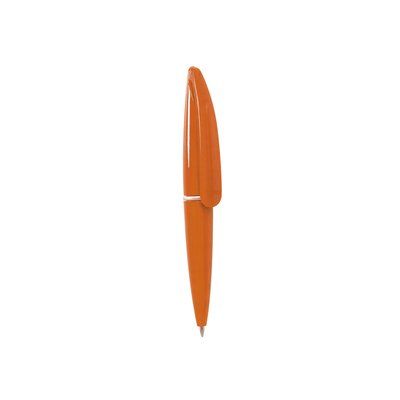 Mini bolígrafo colores brillantes y gran clip Naranja
