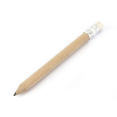 Mini lápiz redondo con goma