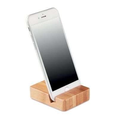 Mini Soporte de Bambú para Teléfono