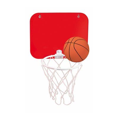 Minicanasta de basket para pared Roj