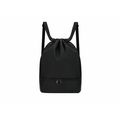Mochila PU cierre cordón y bolsillo para zapatos Neg