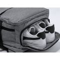 Mochila Mini Maleta USB 3 Compartimentos + Zapatos