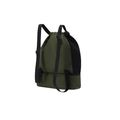 Mochila PU cierre cordón y bolsillo para zapatos
