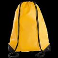 Mochila con cordones y esquinas reforzadas Yellow