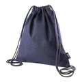 Mochila denim con cierre de cuerdas Denim