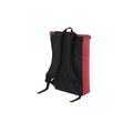Mochila de suave PU con hebilla y bolsillo frontal