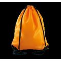 Mochila con cordones y esquinas reforzadas Orange