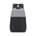 Mochila antirrobo repelente de agua para portátil 15' con salida USB Gri