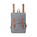 Mochila Fieltro RPET con Solapa Gri