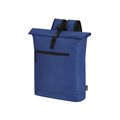 Mochila de poliéster RPET rolltop Mar