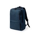 Mochila RPET Acolchada 3 Bolsillos Frontales Mar
