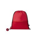 Mochila RPET de cuerdas con bolsillo frontal