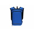 Mochila RPET con tiras reflectantes Azul