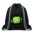 Mochila de algodón en canvas y asas largas
