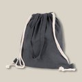 Mochila de algodón con cordones
