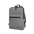 Mochila con bolsillo principal de cremallera Gri