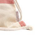 Mochila de cordones en algodón reciclado