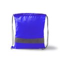 Mochila de cordones y banda reflectante