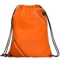 Mochila de cordones con bolsillos Naranja