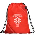 Mochila de cordones con bolsillos