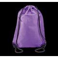 Mochila con cordones y esquinas reforzadas Purple