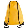 Mochila con cordones y esquinas reforzadas Yellow