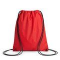 Mochila de cordones con ojales metálicos Rojo
