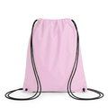 Mochila de cordones con ojales metálicos Rosa Claro