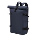 Mochila con cremallera y hebilla