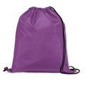 Mochila Cuerdas 210D de cordón Negro Morado