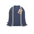 Mochila de cuerdas de algodón 140 g/m2 Mar