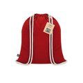 Mochila de cuerdas de algodón 140 g/m2 Roj